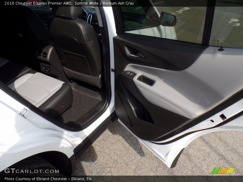 Summit White / Medium Ash Gray 2018 Chevrolet Equinox Premier AWD