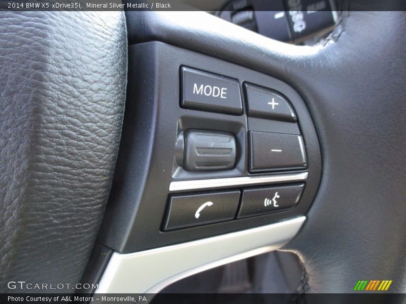 Mineral Silver Metallic / Black 2014 BMW X5 xDrive35i