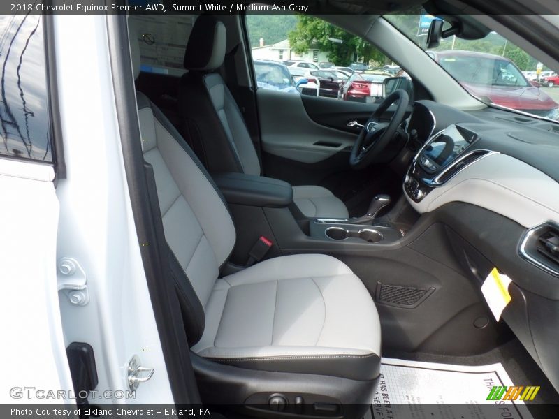 Summit White / Medium Ash Gray 2018 Chevrolet Equinox Premier AWD