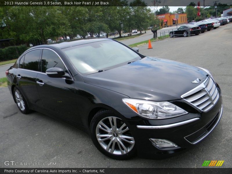 Black Noir Pearl / Jet Black 2013 Hyundai Genesis 3.8 Sedan