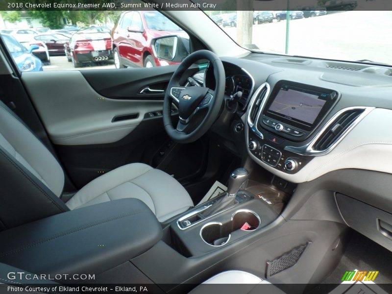 Summit White / Medium Ash Gray 2018 Chevrolet Equinox Premier AWD