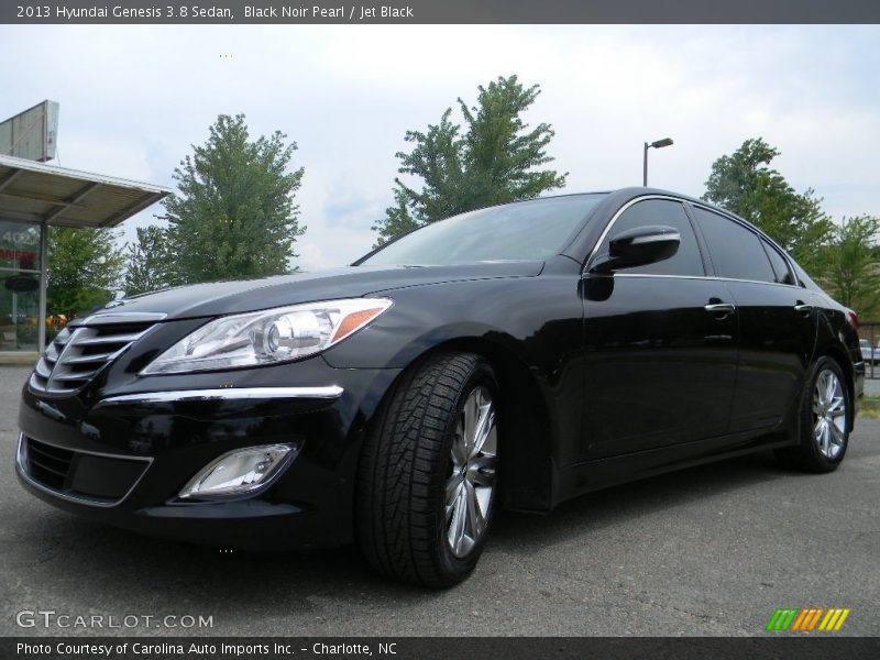 Black Noir Pearl / Jet Black 2013 Hyundai Genesis 3.8 Sedan