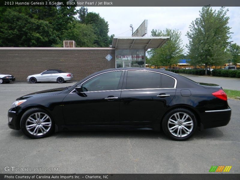 Black Noir Pearl / Jet Black 2013 Hyundai Genesis 3.8 Sedan