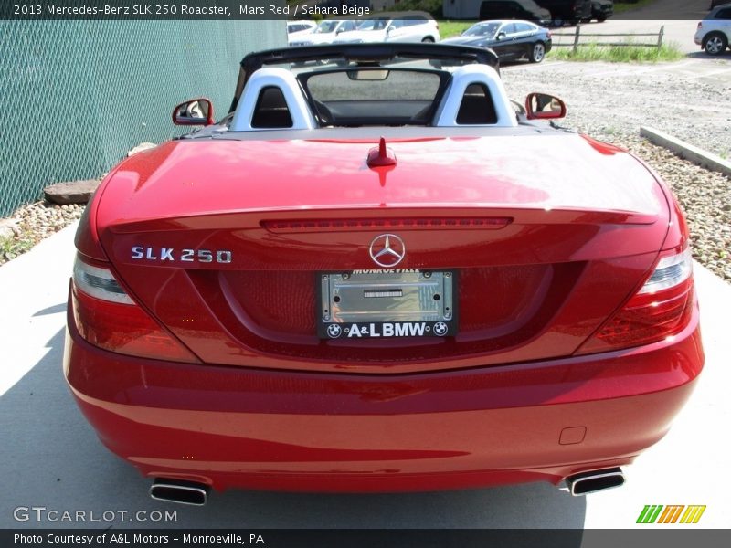 Mars Red / Sahara Beige 2013 Mercedes-Benz SLK 250 Roadster