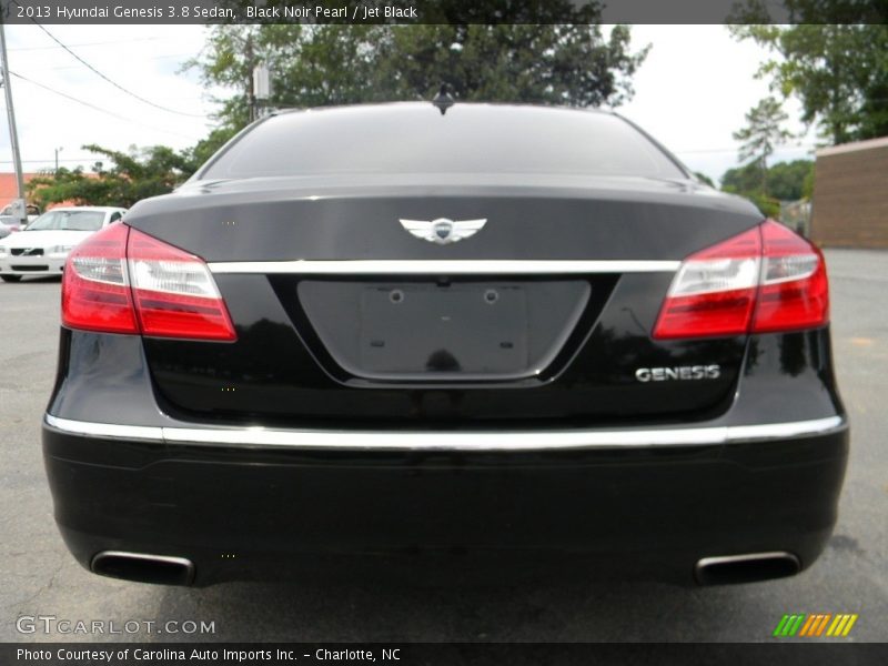 Black Noir Pearl / Jet Black 2013 Hyundai Genesis 3.8 Sedan