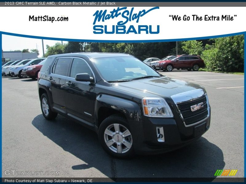 Carbon Black Metallic / Jet Black 2013 GMC Terrain SLE AWD