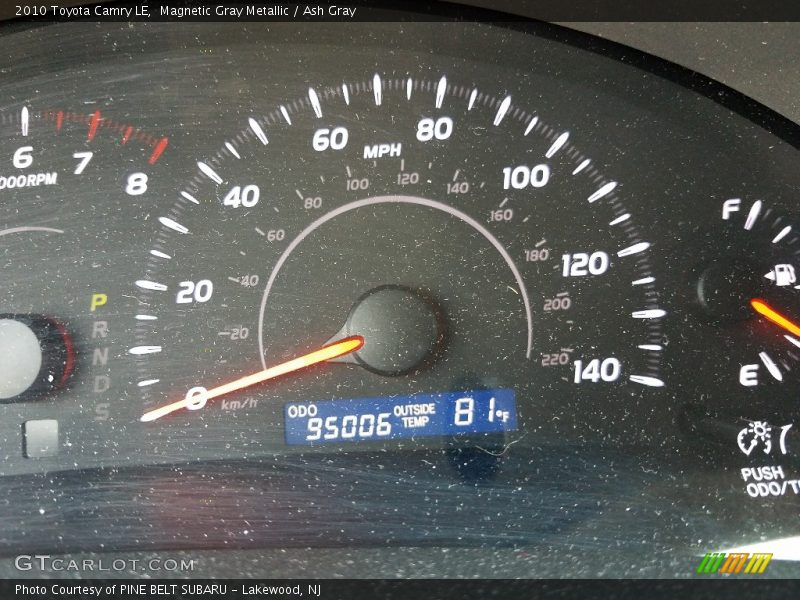 Magnetic Gray Metallic / Ash Gray 2010 Toyota Camry LE