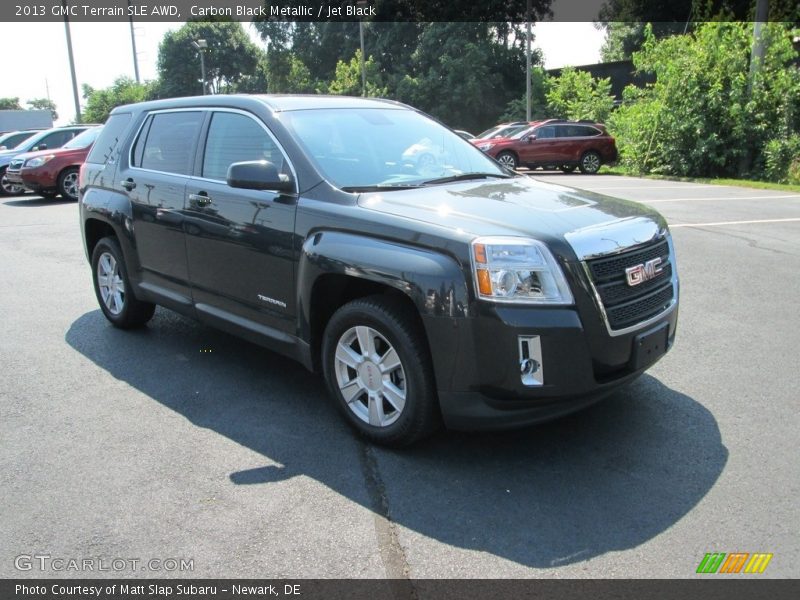 Carbon Black Metallic / Jet Black 2013 GMC Terrain SLE AWD