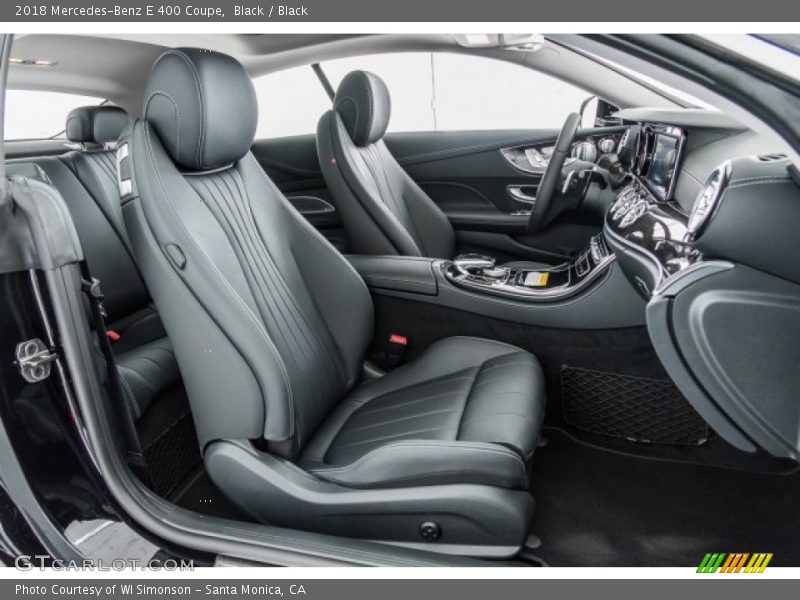 Black / Black 2018 Mercedes-Benz E 400 Coupe