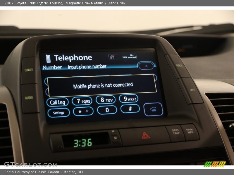 Magnetic Gray Metallic / Dark Gray 2007 Toyota Prius Hybrid Touring