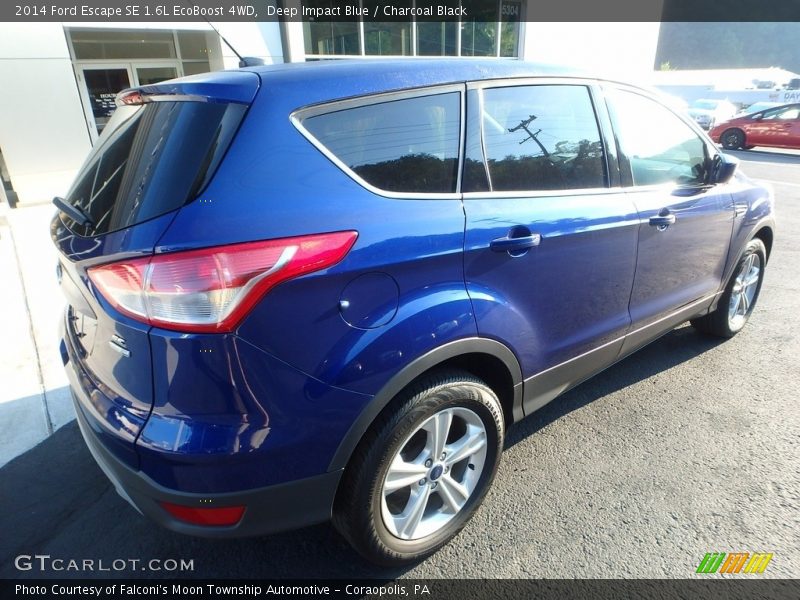 Deep Impact Blue / Charcoal Black 2014 Ford Escape SE 1.6L EcoBoost 4WD