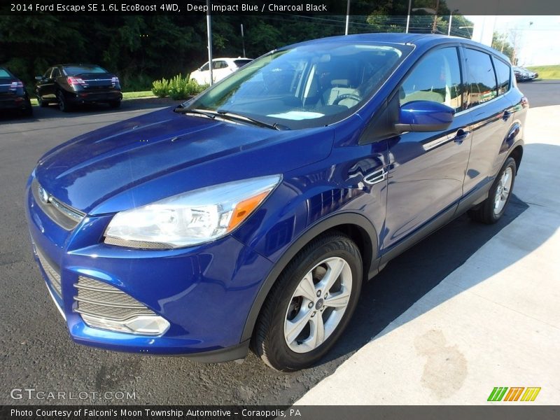 Deep Impact Blue / Charcoal Black 2014 Ford Escape SE 1.6L EcoBoost 4WD