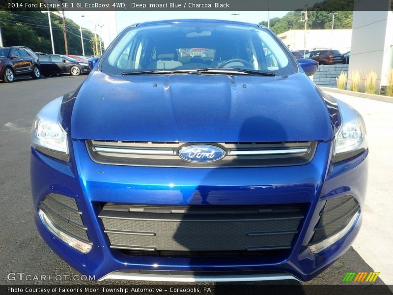 Deep Impact Blue / Charcoal Black 2014 Ford Escape SE 1.6L EcoBoost 4WD