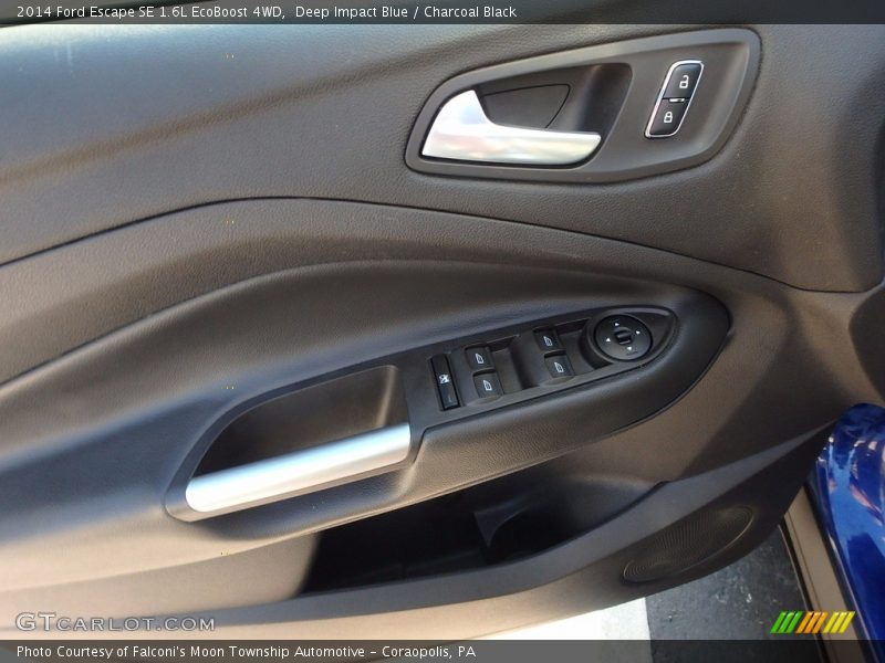 Deep Impact Blue / Charcoal Black 2014 Ford Escape SE 1.6L EcoBoost 4WD