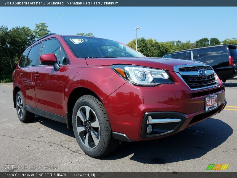 Venetian Red Pearl / Platinum 2018 Subaru Forester 2.5i Limited