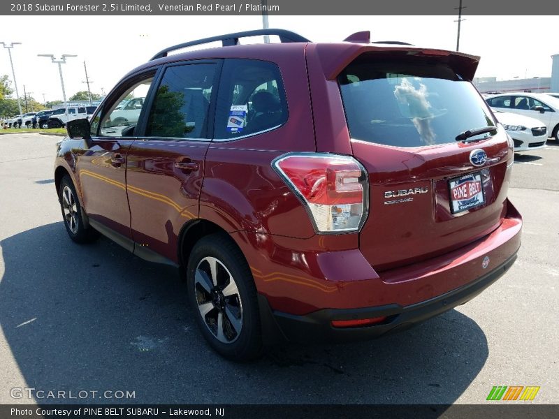 Venetian Red Pearl / Platinum 2018 Subaru Forester 2.5i Limited