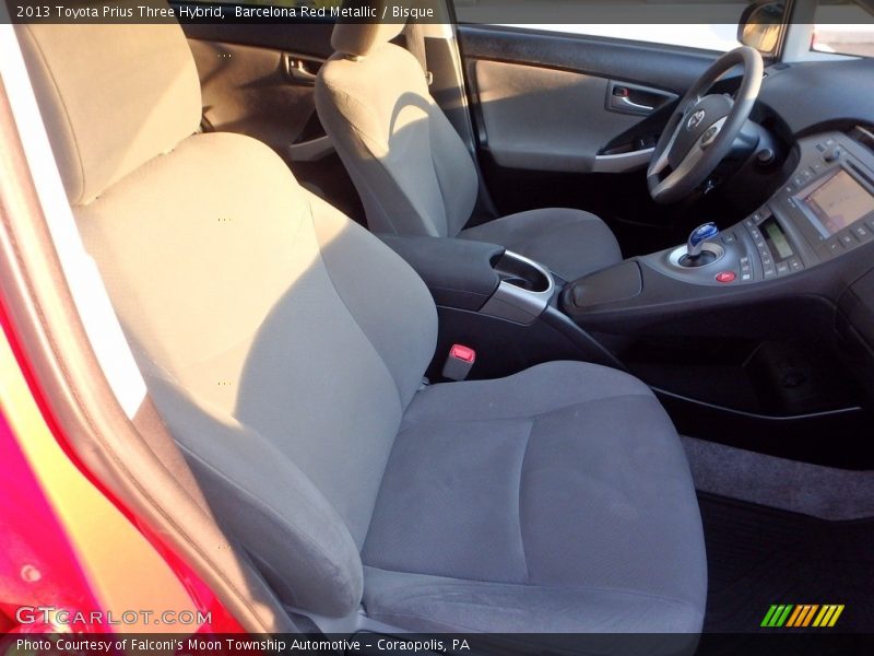 Barcelona Red Metallic / Bisque 2013 Toyota Prius Three Hybrid