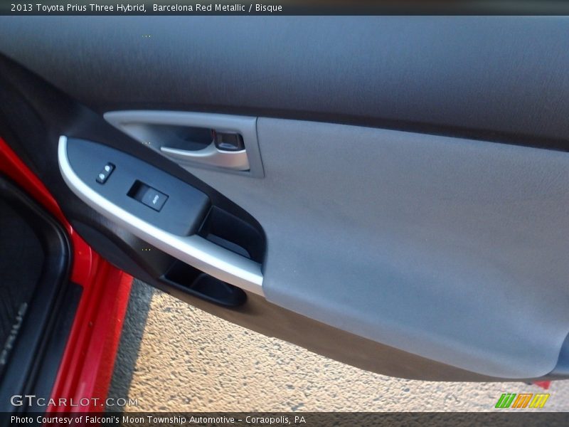 Barcelona Red Metallic / Bisque 2013 Toyota Prius Three Hybrid