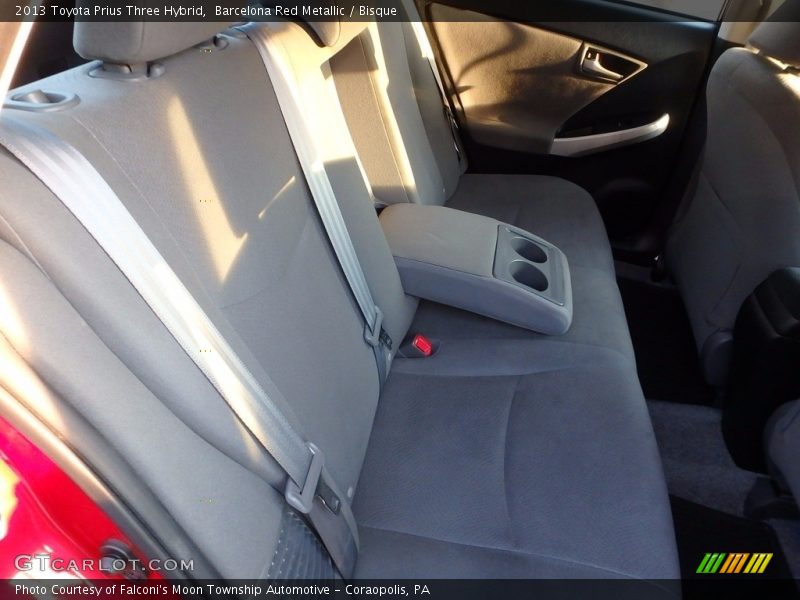 Barcelona Red Metallic / Bisque 2013 Toyota Prius Three Hybrid