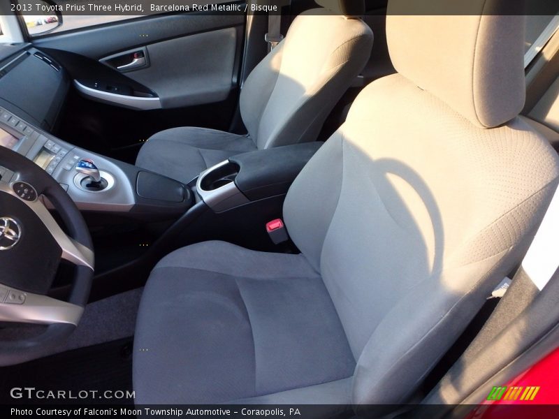 Barcelona Red Metallic / Bisque 2013 Toyota Prius Three Hybrid