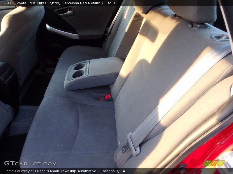 Barcelona Red Metallic / Bisque 2013 Toyota Prius Three Hybrid