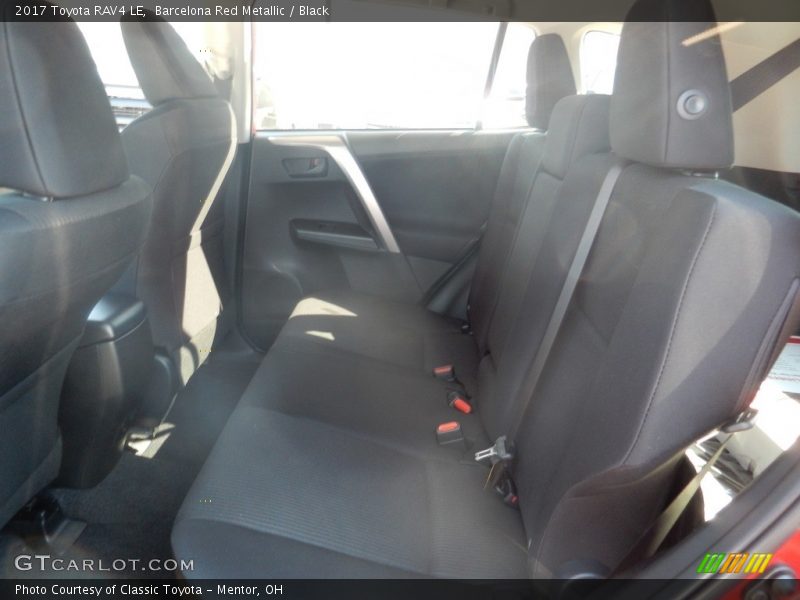 Barcelona Red Metallic / Black 2017 Toyota RAV4 LE