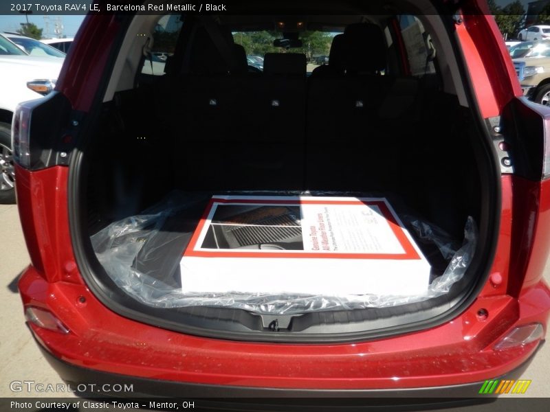 Barcelona Red Metallic / Black 2017 Toyota RAV4 LE