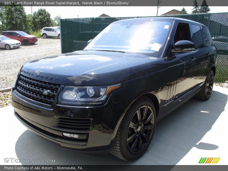 Narvik Black / Ebony/Ebony 2017 Land Rover Range Rover Supercharged