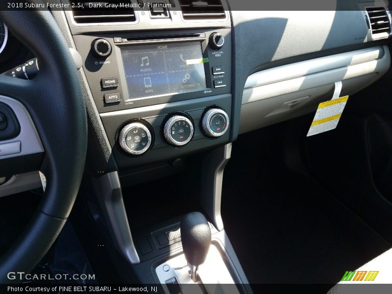 Dark Gray Metallic / Platinum 2018 Subaru Forester 2.5i