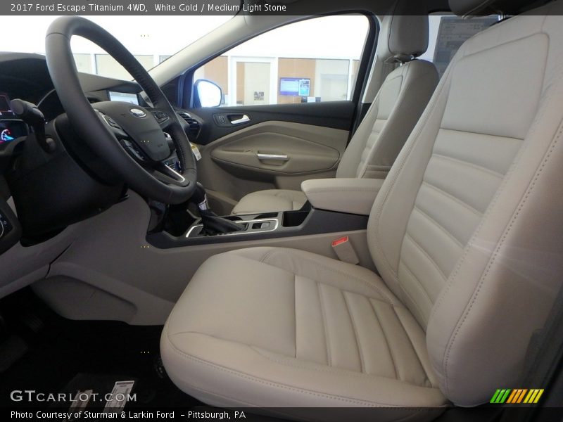 White Gold / Medium Light Stone 2017 Ford Escape Titanium 4WD