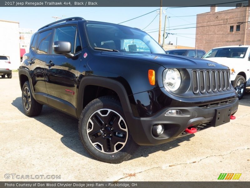 Black / Black 2017 Jeep Renegade Trailhawk 4x4