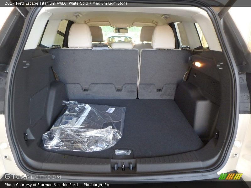 White Gold / Medium Light Stone 2017 Ford Escape Titanium 4WD