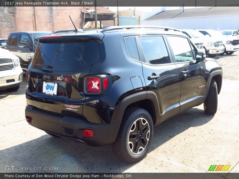 Black / Black 2017 Jeep Renegade Trailhawk 4x4
