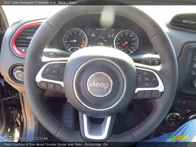 Black / Black 2017 Jeep Renegade Trailhawk 4x4