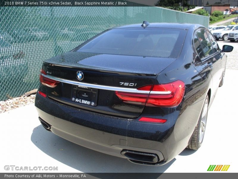 Black Sapphire Metallic / Black 2018 BMW 7 Series 750i xDrive Sedan