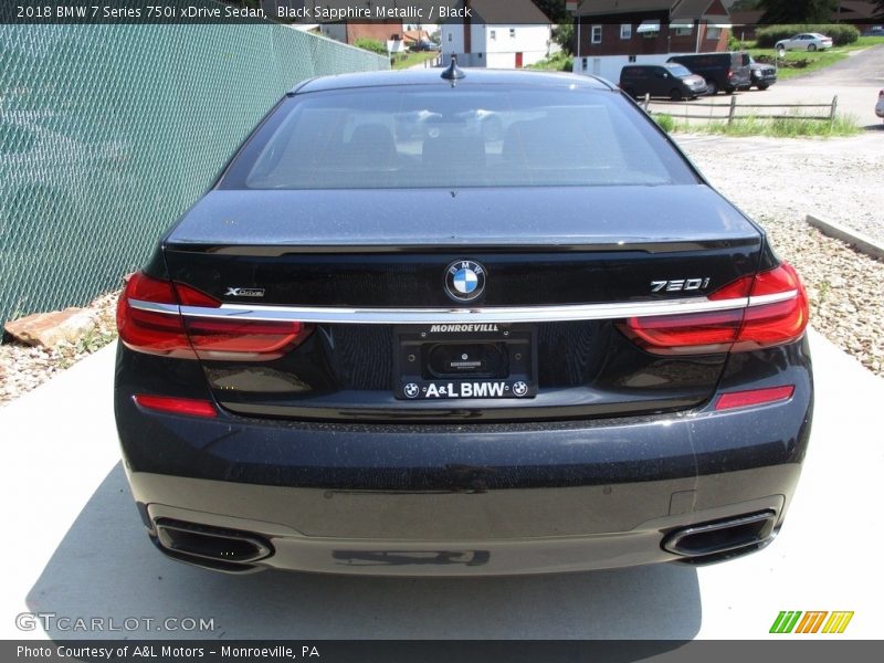Black Sapphire Metallic / Black 2018 BMW 7 Series 750i xDrive Sedan