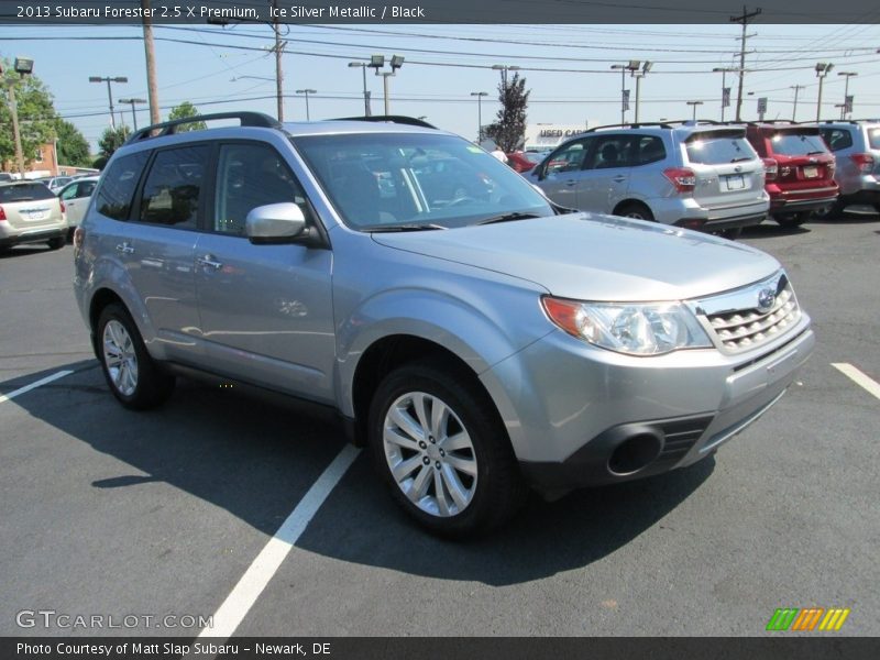 Ice Silver Metallic / Black 2013 Subaru Forester 2.5 X Premium