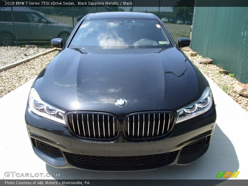 Black Sapphire Metallic / Black 2018 BMW 7 Series 750i xDrive Sedan