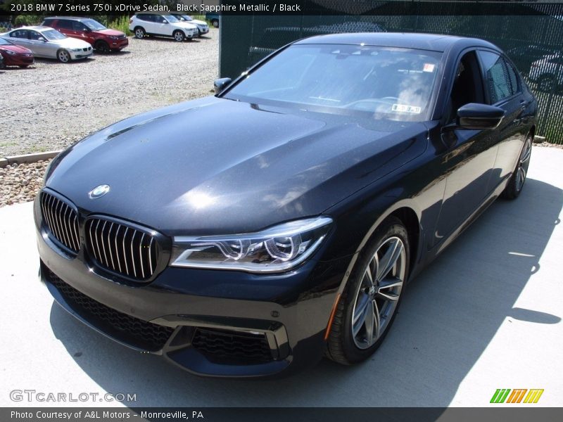 Black Sapphire Metallic / Black 2018 BMW 7 Series 750i xDrive Sedan