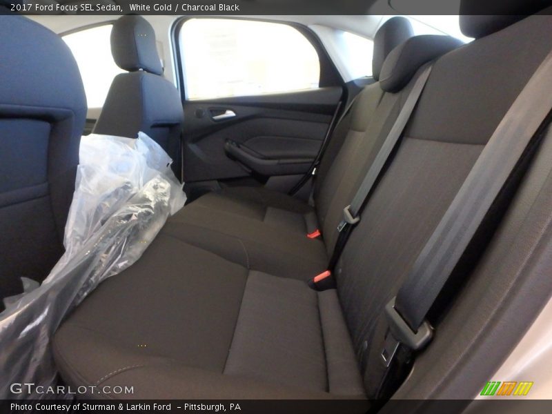 White Gold / Charcoal Black 2017 Ford Focus SEL Sedan