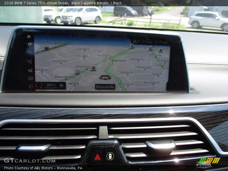 Black Sapphire Metallic / Black 2018 BMW 7 Series 750i xDrive Sedan