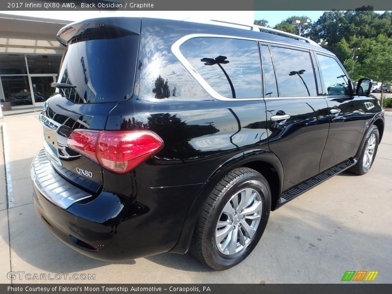 Black Obsidian / Graphite 2017 Infiniti QX80 AWD