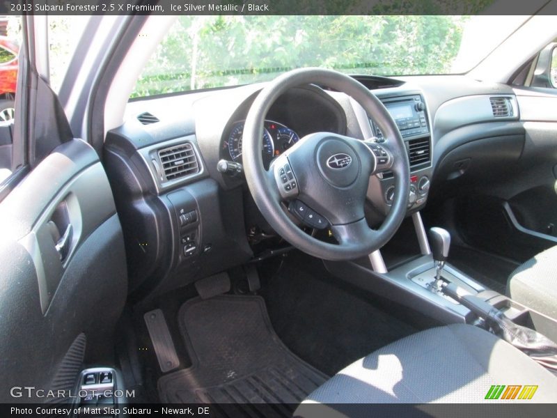 Ice Silver Metallic / Black 2013 Subaru Forester 2.5 X Premium