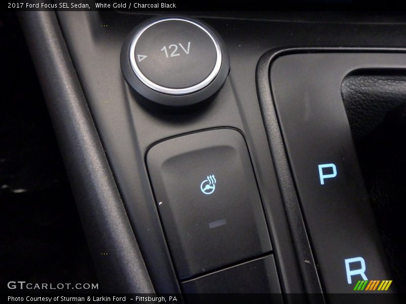 White Gold / Charcoal Black 2017 Ford Focus SEL Sedan