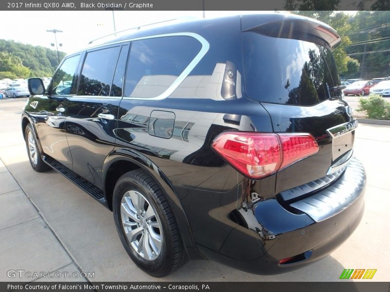 Black Obsidian / Graphite 2017 Infiniti QX80 AWD