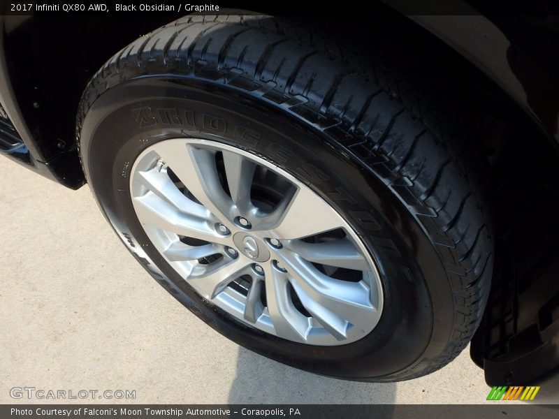 Black Obsidian / Graphite 2017 Infiniti QX80 AWD