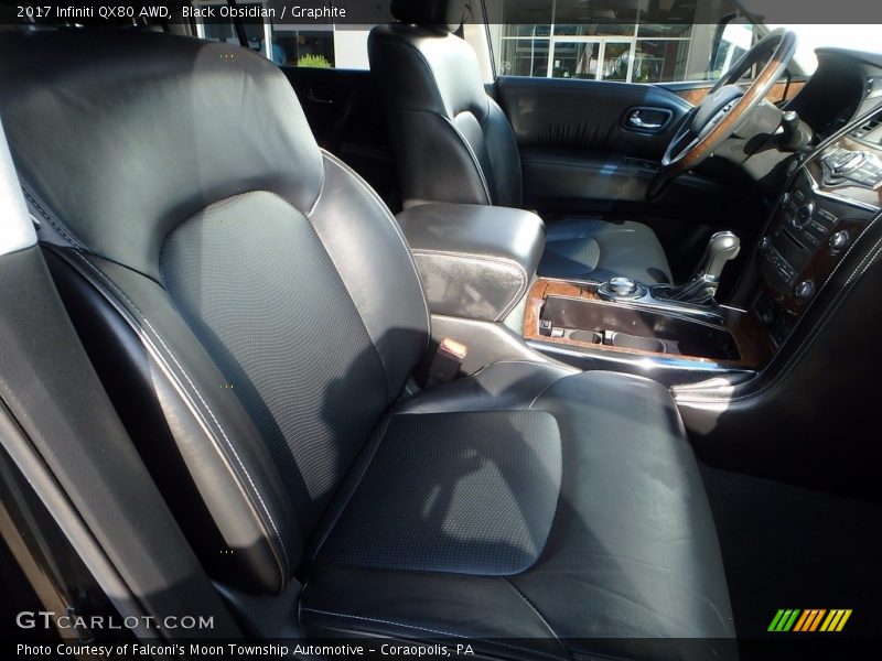 Black Obsidian / Graphite 2017 Infiniti QX80 AWD