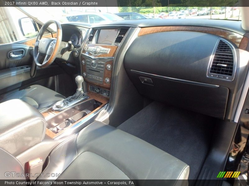 Dashboard of 2017 QX80 AWD