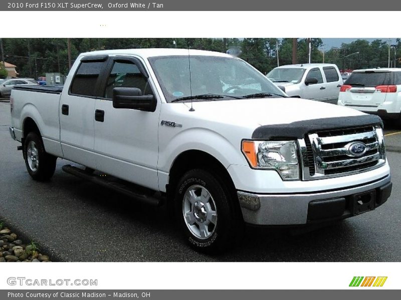 Oxford White / Tan 2010 Ford F150 XLT SuperCrew