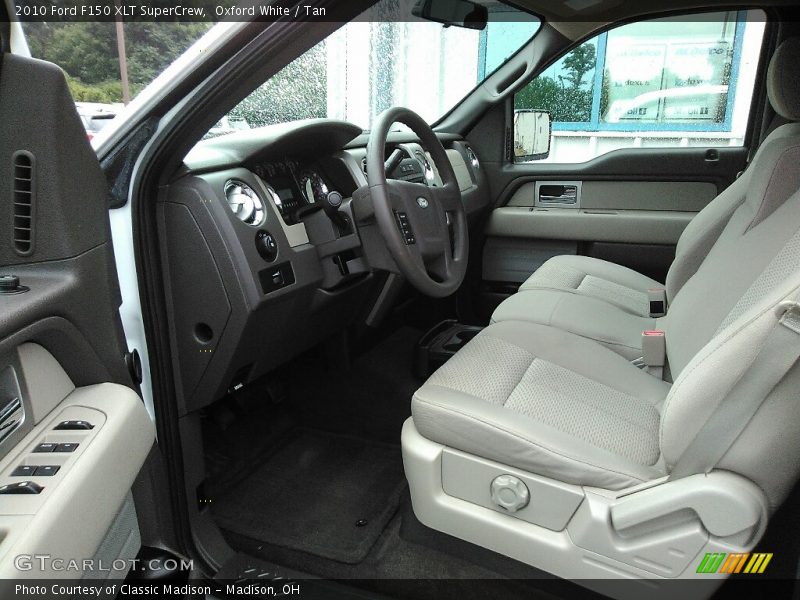 Oxford White / Tan 2010 Ford F150 XLT SuperCrew